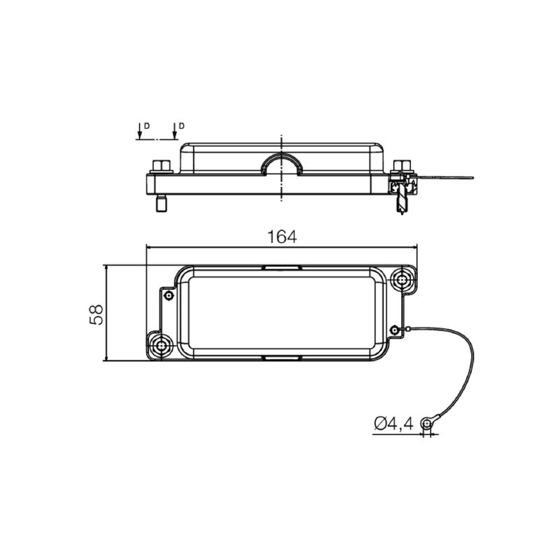 1083080000 - IP68 16B Cover for HDC Enclosures, Size 6 Protection