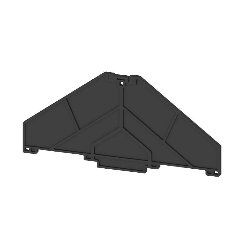 1173720000 - Black P-Series End Plate, 58.5mm Depth, RoHS Compliant (Pack of 10)