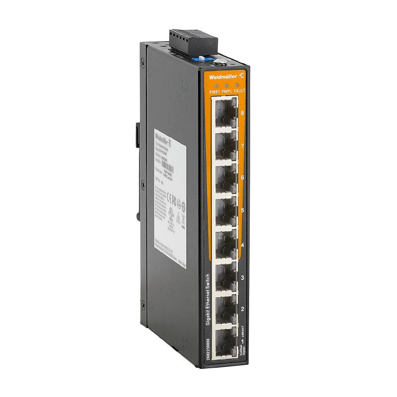 2682230000 - 8-Port Gigabit Ethernet Unmanaged Switch, IP30 Rated