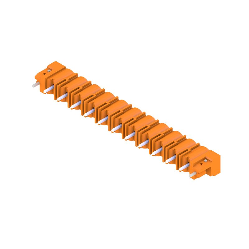 1141290000 - 11-Pole Male Header Connector with 7.62mm Pitch, Orange (Pack of 18)