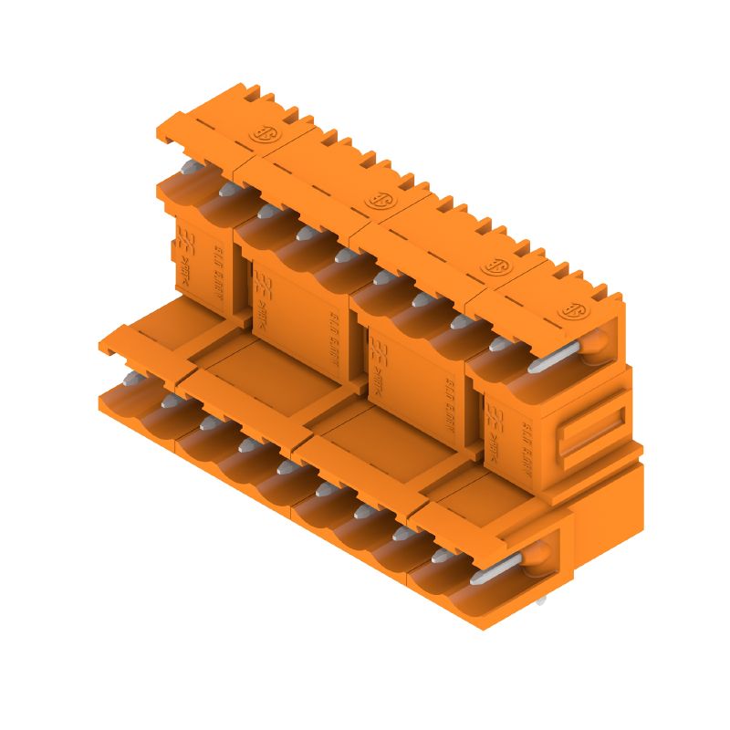 1725250000 - 20-Pole 5.08mm PCB Plug Connector, 90° Elbow, Tinned Solder Pins (Pack of 20)