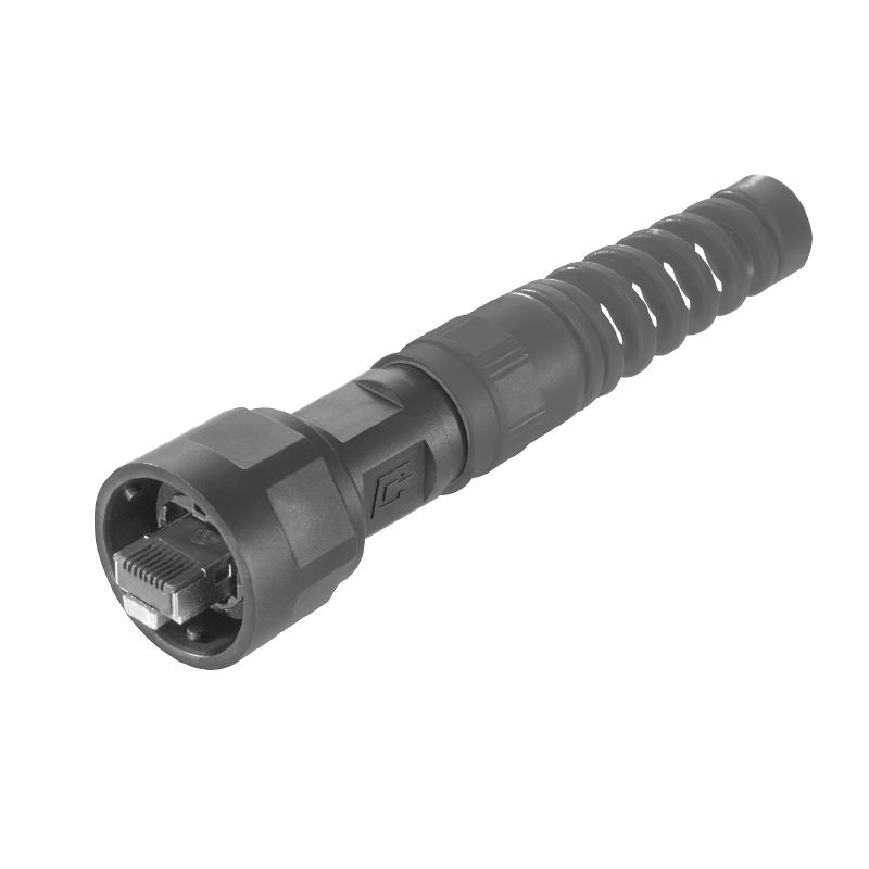 1012570000 - Metal RJ45 Plug Cat.6A with Kink Prevention and Tool-Free Design (Pack of 10)