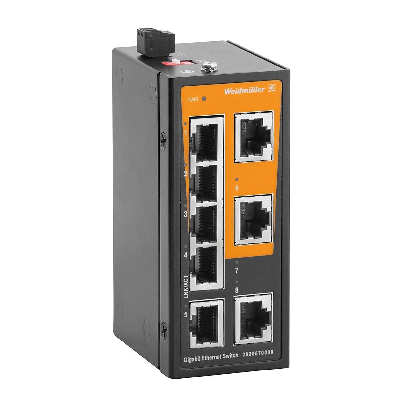 2828570000 - 8-Port Gigabit Ethernet Switch for IP40 Environments
