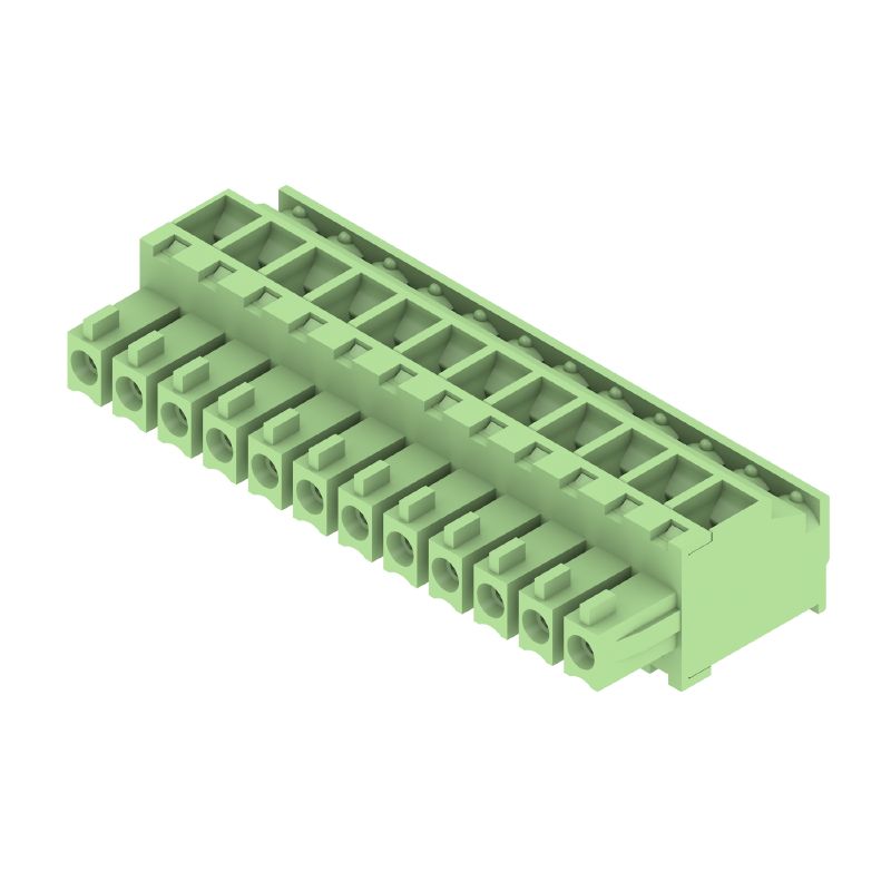 1798760000 - 3.81mm Female Plug PCB Connector, 12 Poles, 90° Angle (Pack of 50)