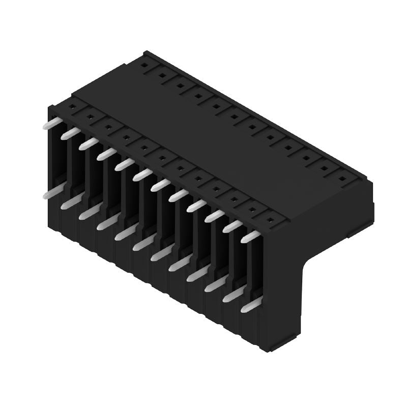1033600000 - 24-Pole 3.81mm Closed Male Header Connector, 90° Angle (Pack of 50)