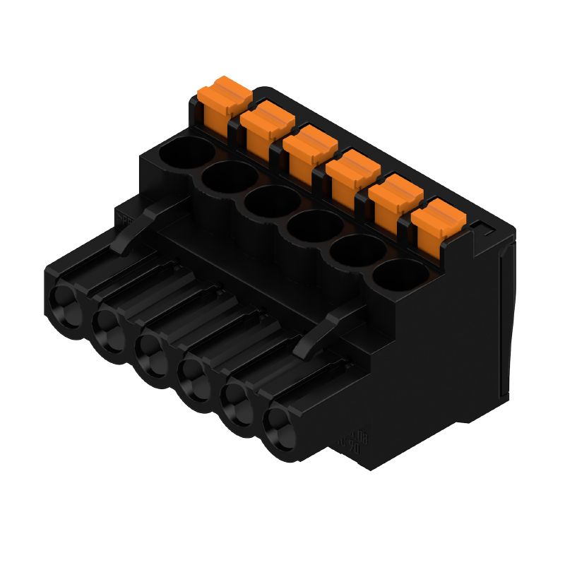 1000070001 - 5.08mm PCB Female Connector, 90° Angle, 400V, RoHS Compliant (Pack of 60)