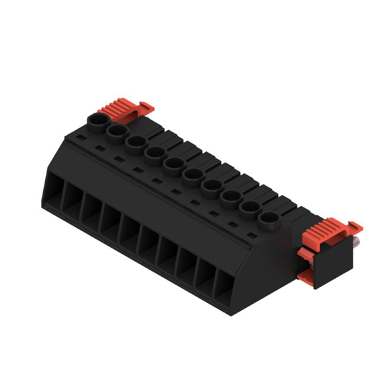 1951080000 - 10-Pole 180° Male PCB Connector, 6mm² Capacity (Pack of 50)