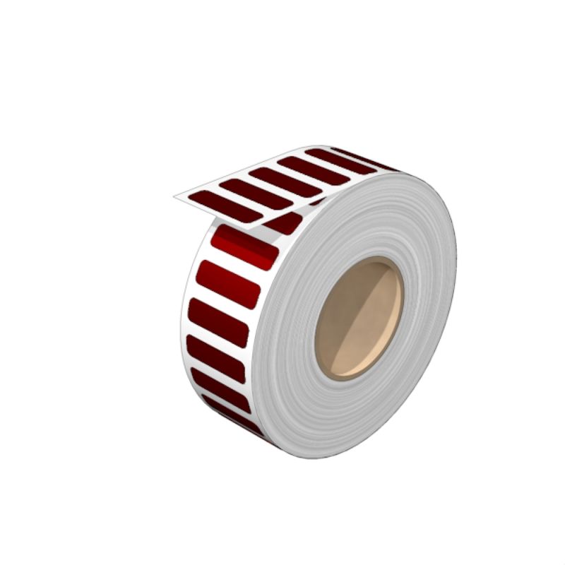2006460000 - Red 27x8mm Self-Adhesive Device Markers, 1000 Rolls (Pack of 1000)