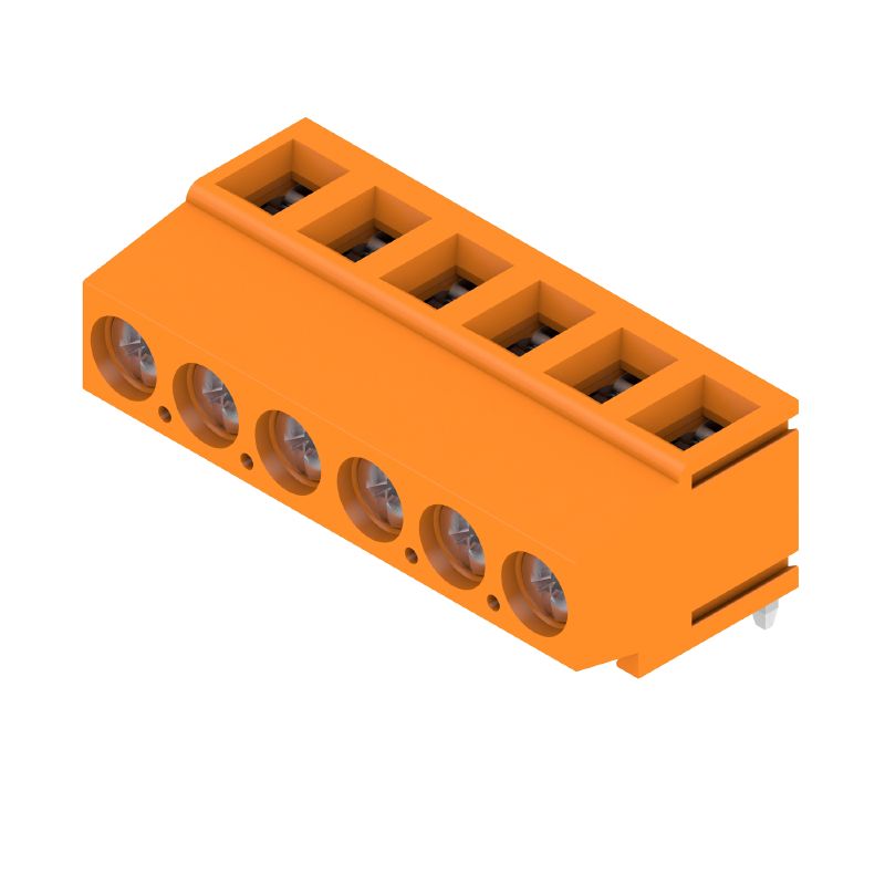 9994990000 - 5.08mm Six-Pole Circuit Board Terminal with Clamping Connection (Pack of 50)