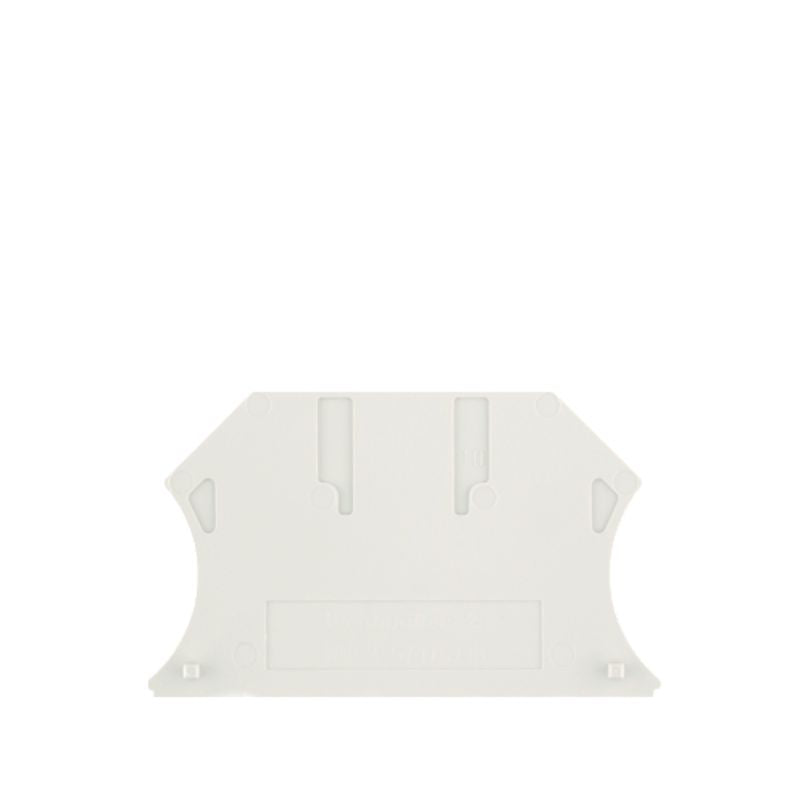 1050050000 - Grey Wemid Terminal End Plate, 56mm x 33.5mm (Pack of 50)