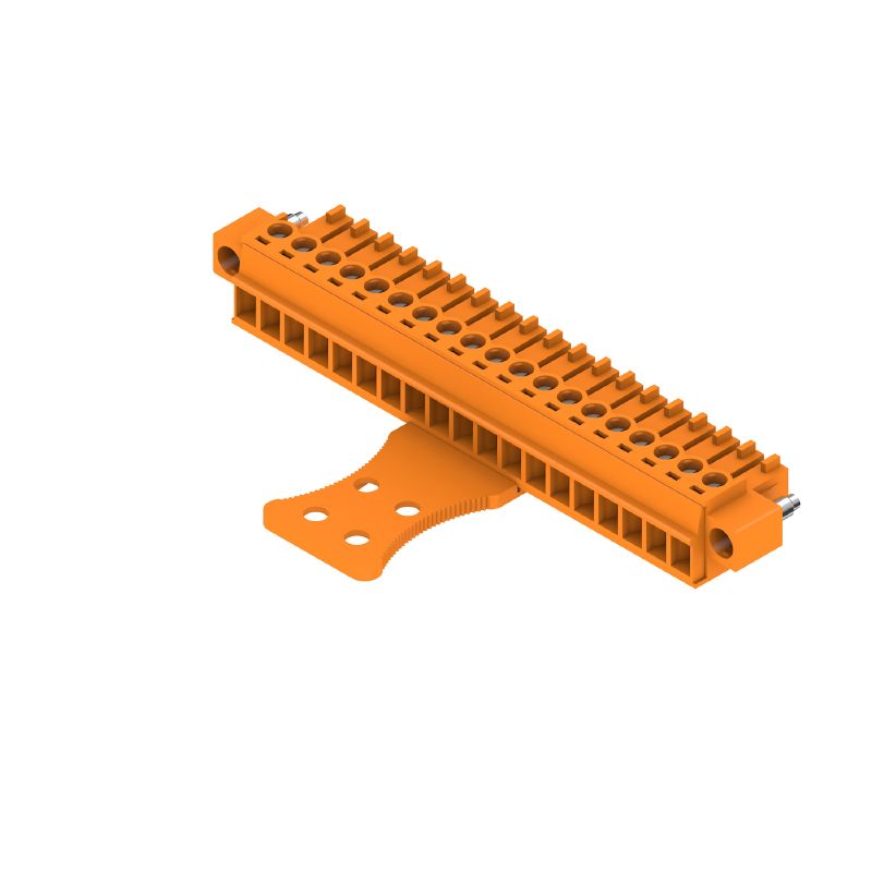 1236730000 - 3.81mm Female PCB Connector, 19 Poles, Clamping Yoke Design (Pack of 50)
