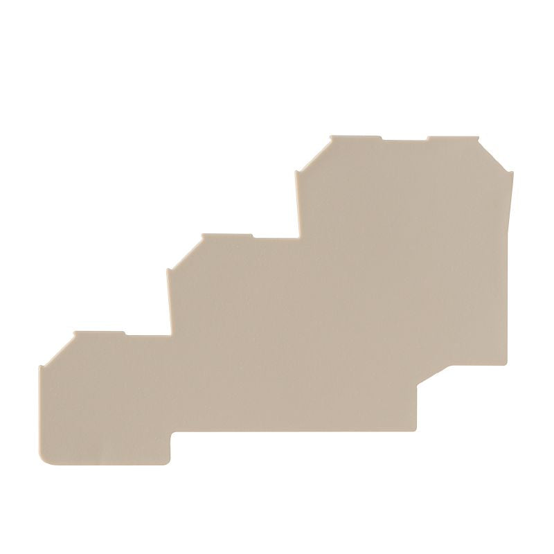 1783550000 - 65.65mm Dark Beige Snap-On Terminal End Plate (Pack of 20)