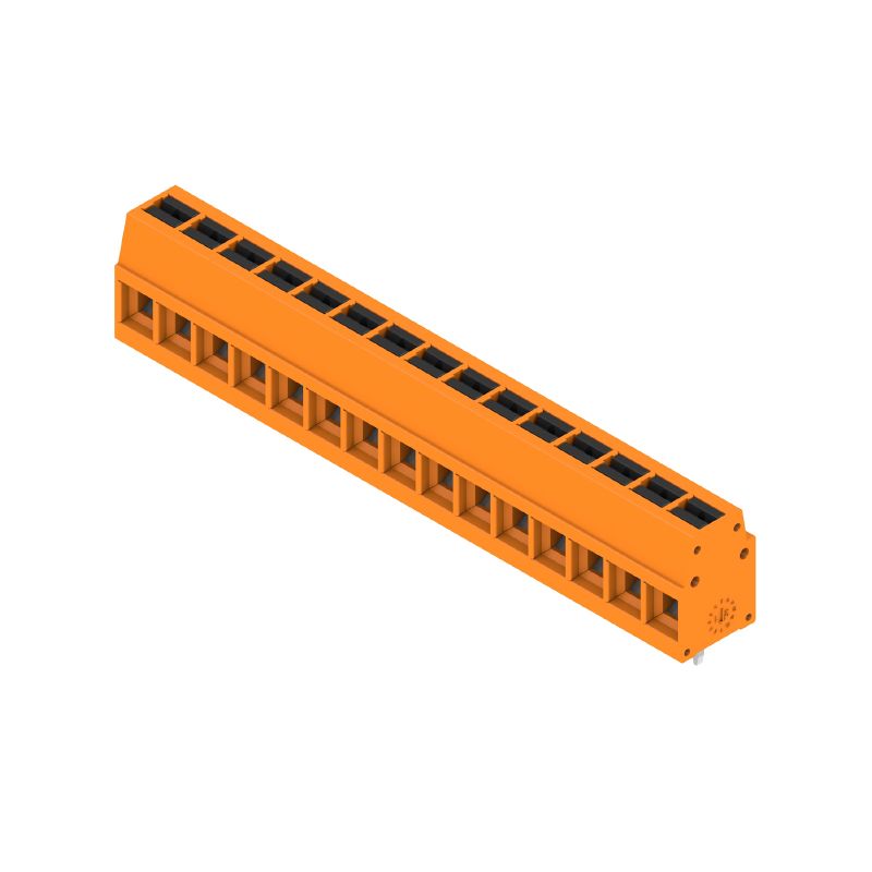 2786670000 - 5mm Pitch 15-Pole PCB Terminal with Orange Push-In Design (Pack of 52)
