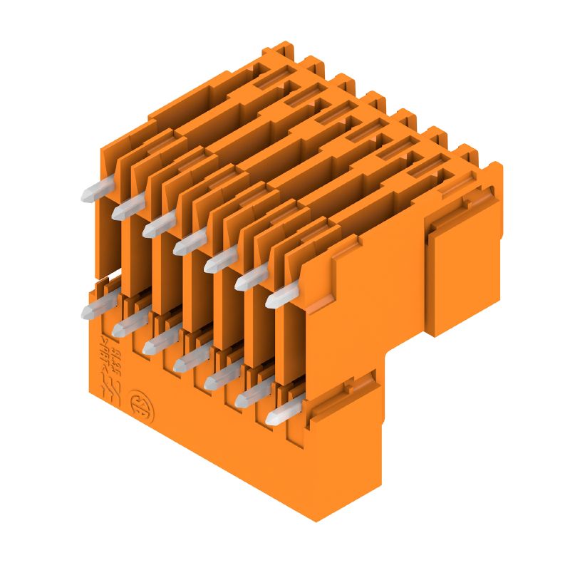 1890610000 - 3.50mm 14-Pole Orange PCB Male Header Connector (Pack of 20)