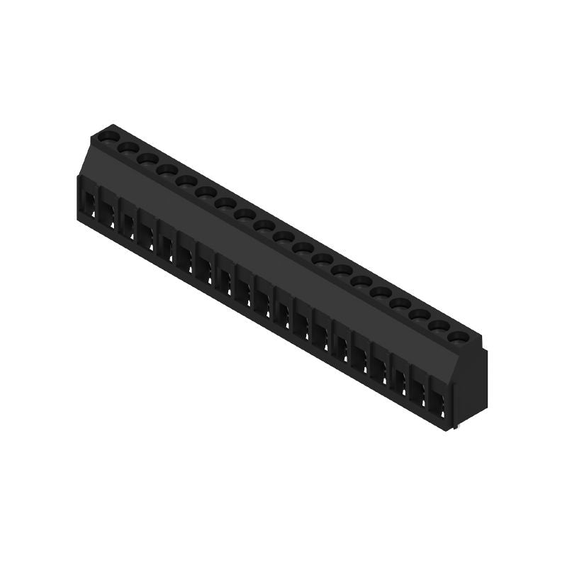 2567270000 - 5.08mm 19-Pole Black PCB Terminal with 3.2mm Solder Pins (Pack of 18)