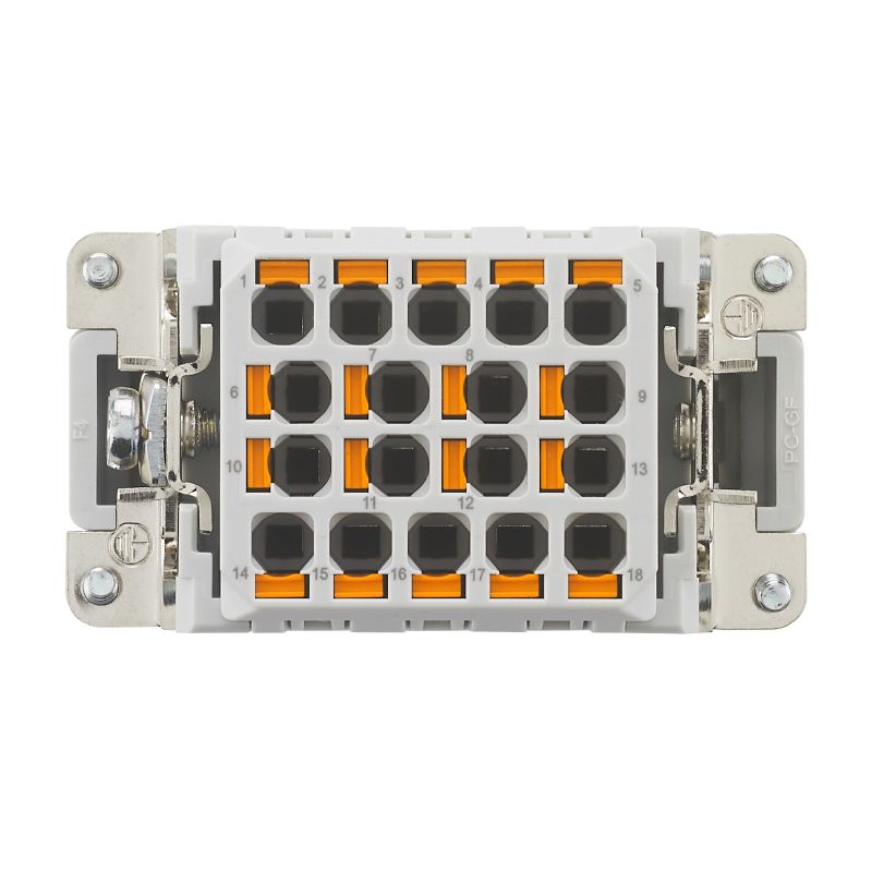 3023920000 - 18-Pole PUSH IN Connector, Size 4, RoHS Compliant