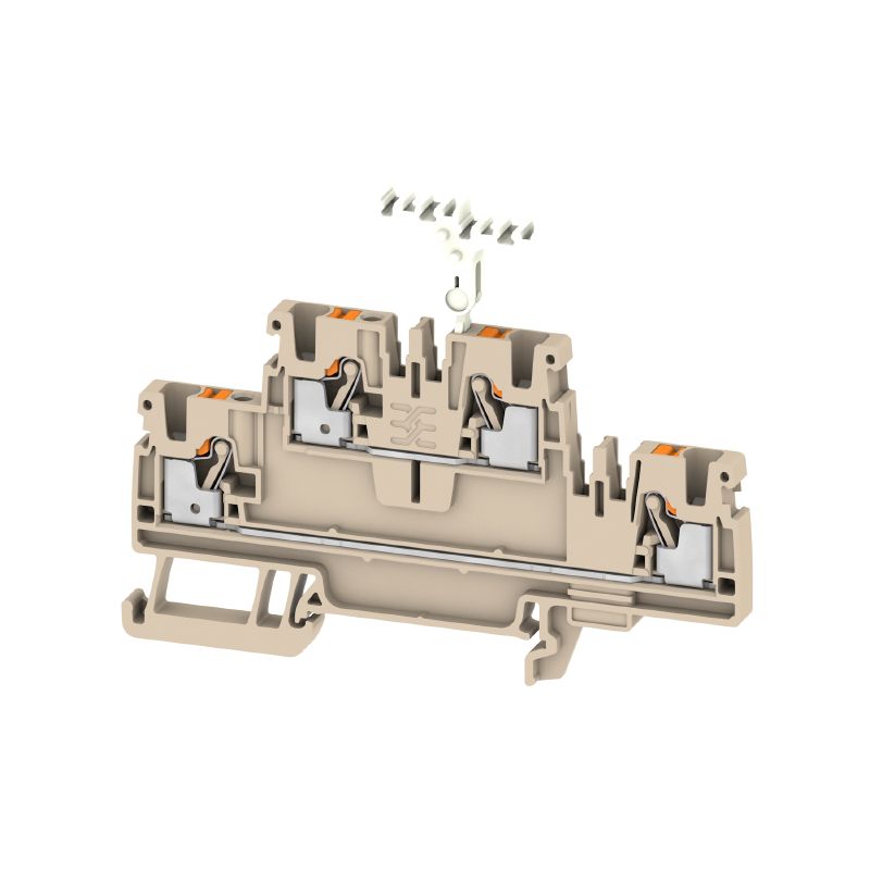 2581250000 - Dark Beige 2.5mm² Terminal with PUSH IN Connection (Pack of 50)