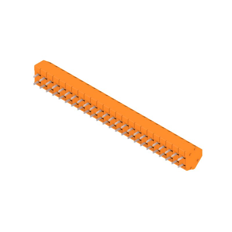 1960250000 - Orange 5mm PCB Terminal, 24 Poles, 135° Angle, 3.5mm Pins (Pack of 50)