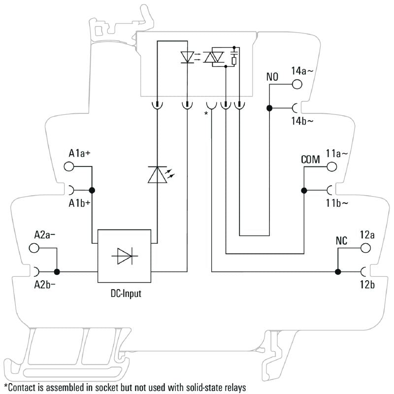 1127520000 - 12V DC Solid-State Relay, 1A, Tension-Clamp Connections (Pack of 10)