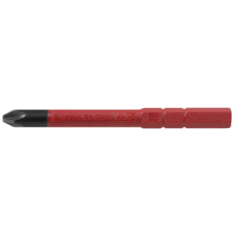 2433220000 - VDE Insulated Size 2 Screwdriver Bit for Phillips Head