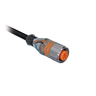 ZAS02V501 - Durable M12 × 1 4-Pin Connection Line, IP69K Rated