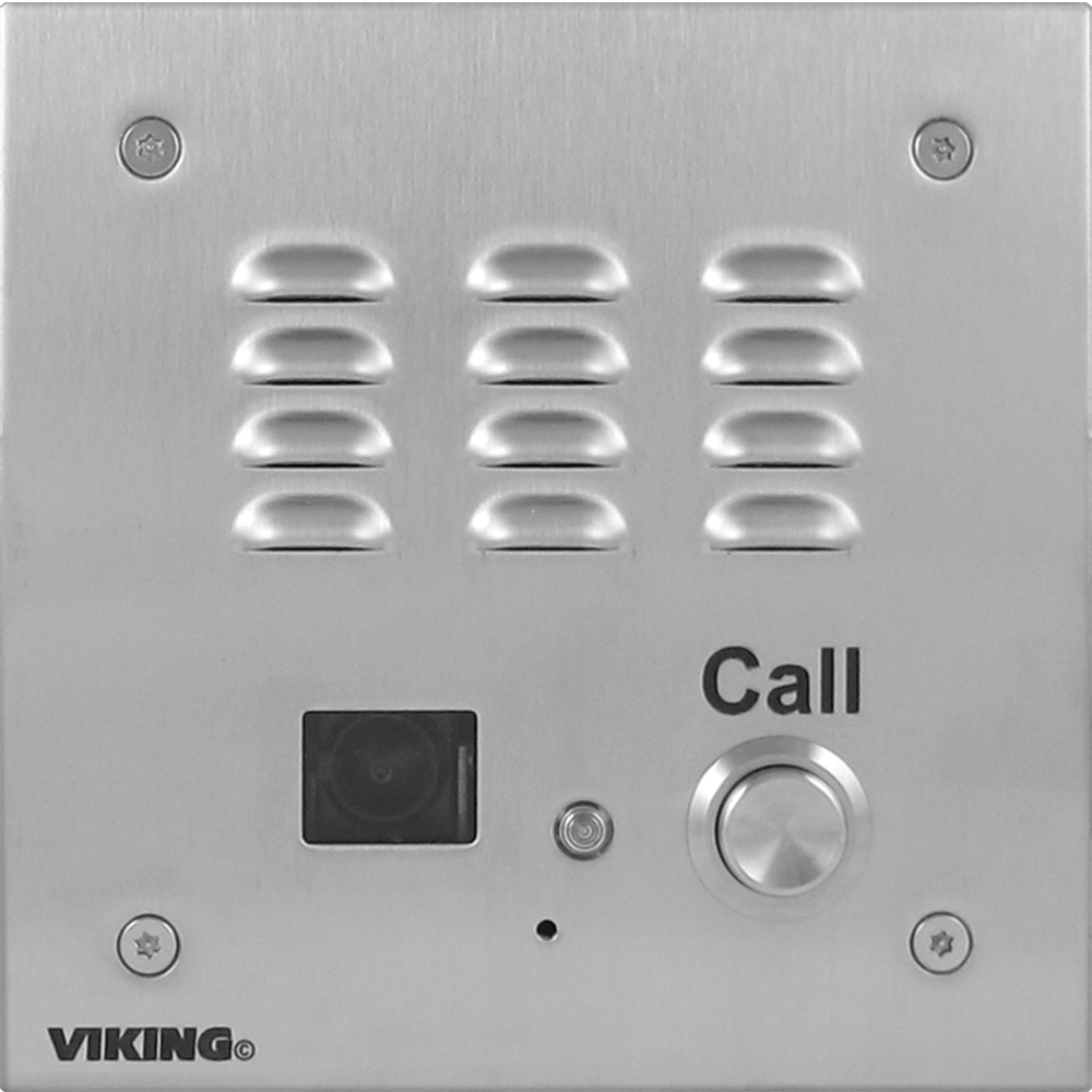 VIKING E-35 - Vandal-Resistant Handsfree Video Phone with Dialer