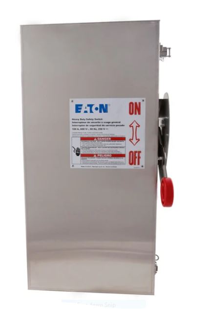 3 Pole Stainless Disconnect Heavy Duty Safety Switch DH361UWK