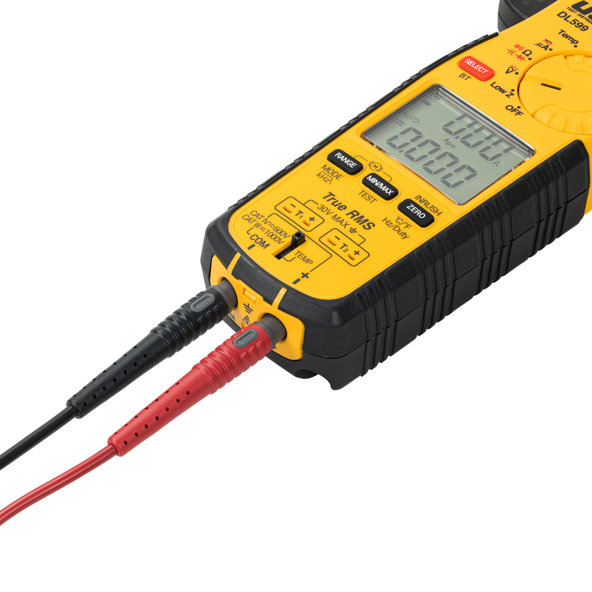 DL589, DL599 CATIV Silicone Test Leads w/ ABP3 Back Probe Test Leads