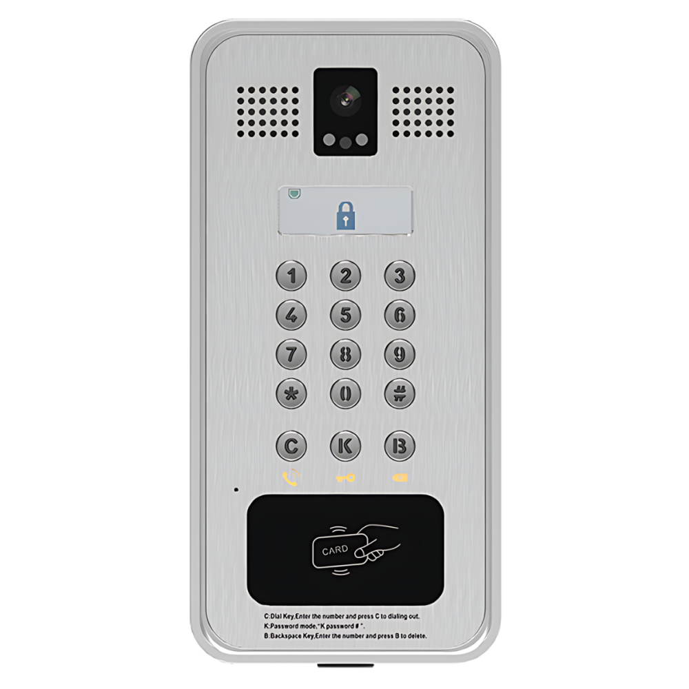 I33V - Durable All-in-One Intercom with Night Vision & Dual SIP Lines