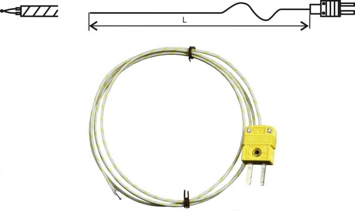 GD700 Thermocouple K Wire Probe
