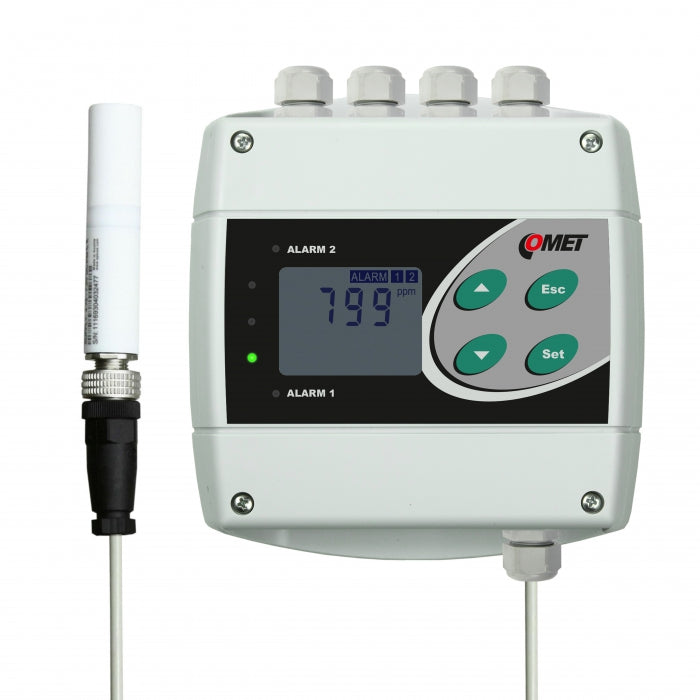 CO2 Concentration Transmitter with RS485 and Two Relay Outputs