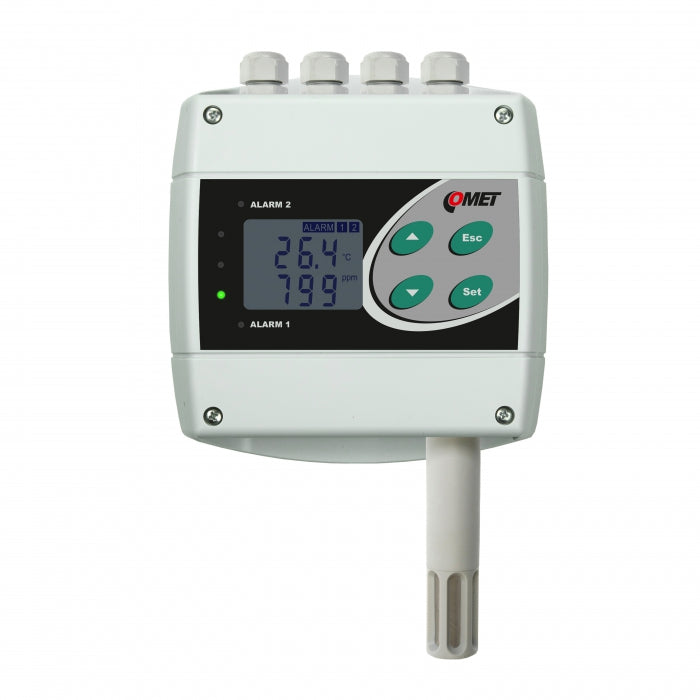 Temperature-Humidity-CO2 Transmitter with Relay Outputs