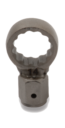 49345 - Chromium Vanadium Ring Spanner for Tight Spaces