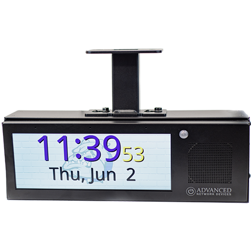 IPCSHD-DS-MB Double-Sided 1920x720 IP Display with Speakers & Custom LED