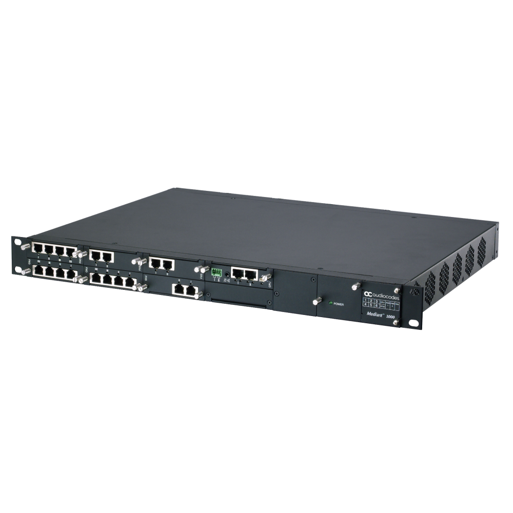 M1KB-2AC-TAA - Mediant 1000B Chassis with 3 Gigabit Ethernet Ports