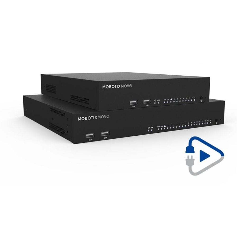 MX-S-NVR1A-8-POE - Secure Video Recorder for 8 Mobotix MOVE Cameras