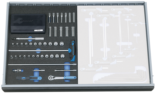 2016478 - 67-Piece 1/4" Socket Wrench Set in Tool Module