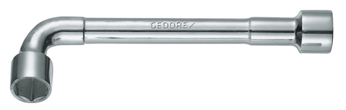 36910 - Chrome-Plated 19mm Double-Ended Socket Wrench with Hexagon Heads