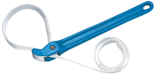 12600 - Blue Strap Wrench with Nylon for Chrome-Plated Surfaces