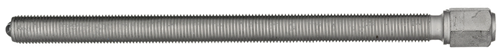 1084623 - 22mm Nitrocarburized Spindle with Hexagon Drive and Wear Resistance