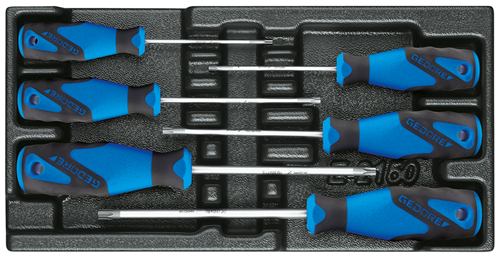 1616625 - Impact-Resistant 1500 ES Screwdriver Set with Slip-Proof Storage