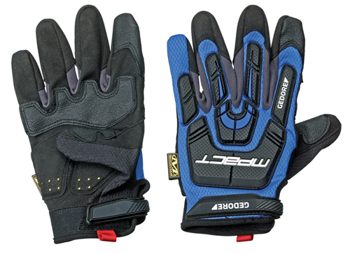 1938746 - M-Pact Gloves with Rubber Tips & Knuckle Protectors