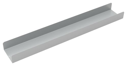 1972588 - Durable 538mm Sheet Steel Spacer Module, 40mm Height