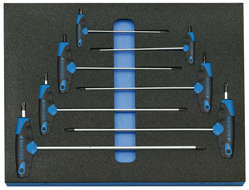 2016567 - Precision Off-Set Screwdriver Set in Check-Tool-Module, 7 Pieces