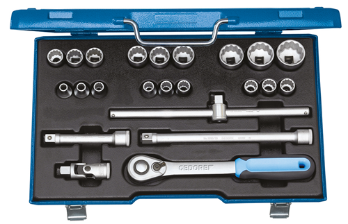 2545845 - 23-Piece UD Socket Wrench Set in Durable Steel Case