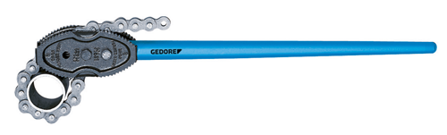 4535360 - Heat-Treated Steel Chain Pipe Wrench 1/8-2" with Exchangeable Jaws