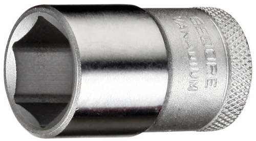 6132740 - 32mm Chrome-Plated 1/2" Hex Socket, Durable Vanadium Steel