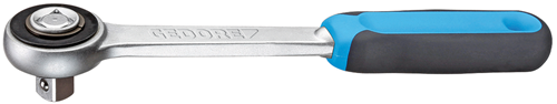 6237680 - 200mm Rugged Ratchet Handle with Non-Slip Grip and Suspension Hole