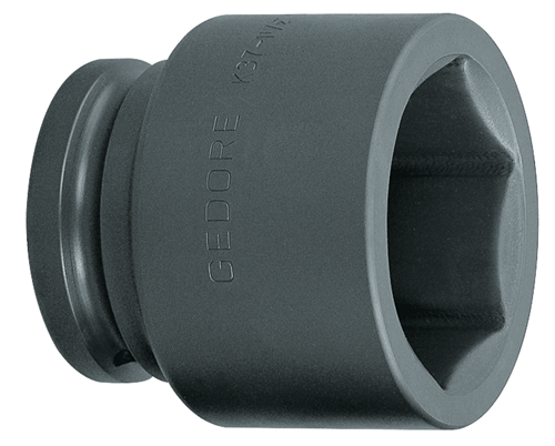 6328480 - 55mm Hex Impact Socket, Burnished Steel, DIN/ISO Compliant