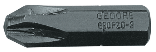 6552790 - 10-Piece PZ 1 Screwdriver Bit Set for Tools
